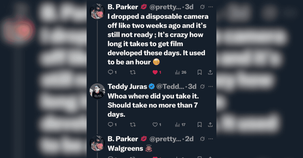 does walgreens develop film